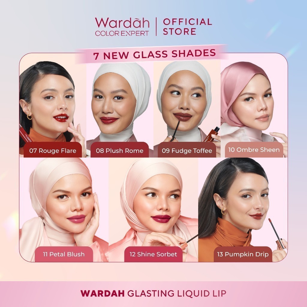 Wardah Glasting Liquid Lip Gloss