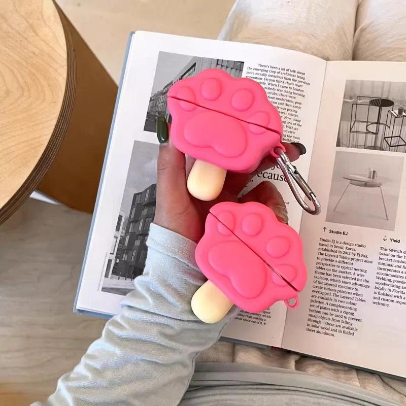 Cute Popsicle Claws Earphone Case  for Samsung Galaxy Buds 4 / Buds4 Pro Silicone Wireless Earbuds P