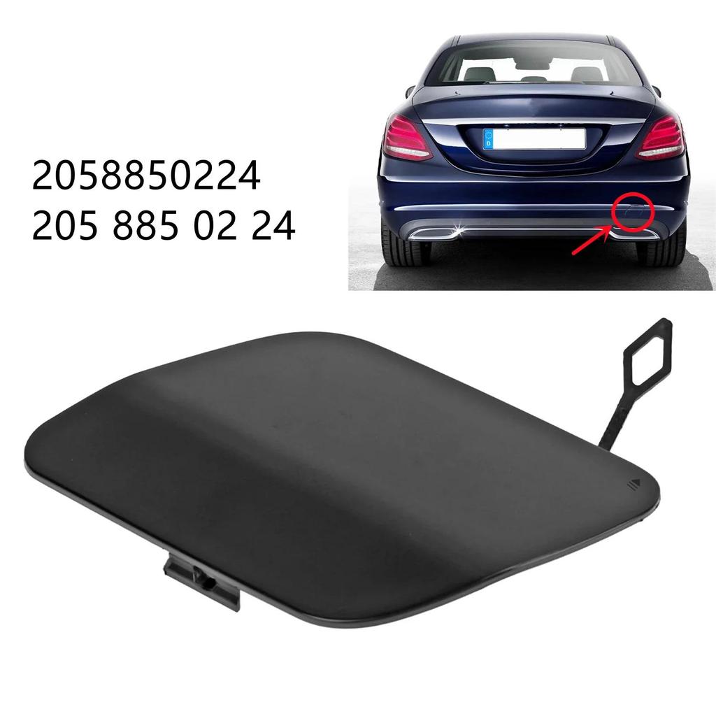 For Mercedes BENZ C-CLASS W205 2015 2016 2017 2018 2019 2020 2021 Rear Bumper Tow Hook Cover Towing 