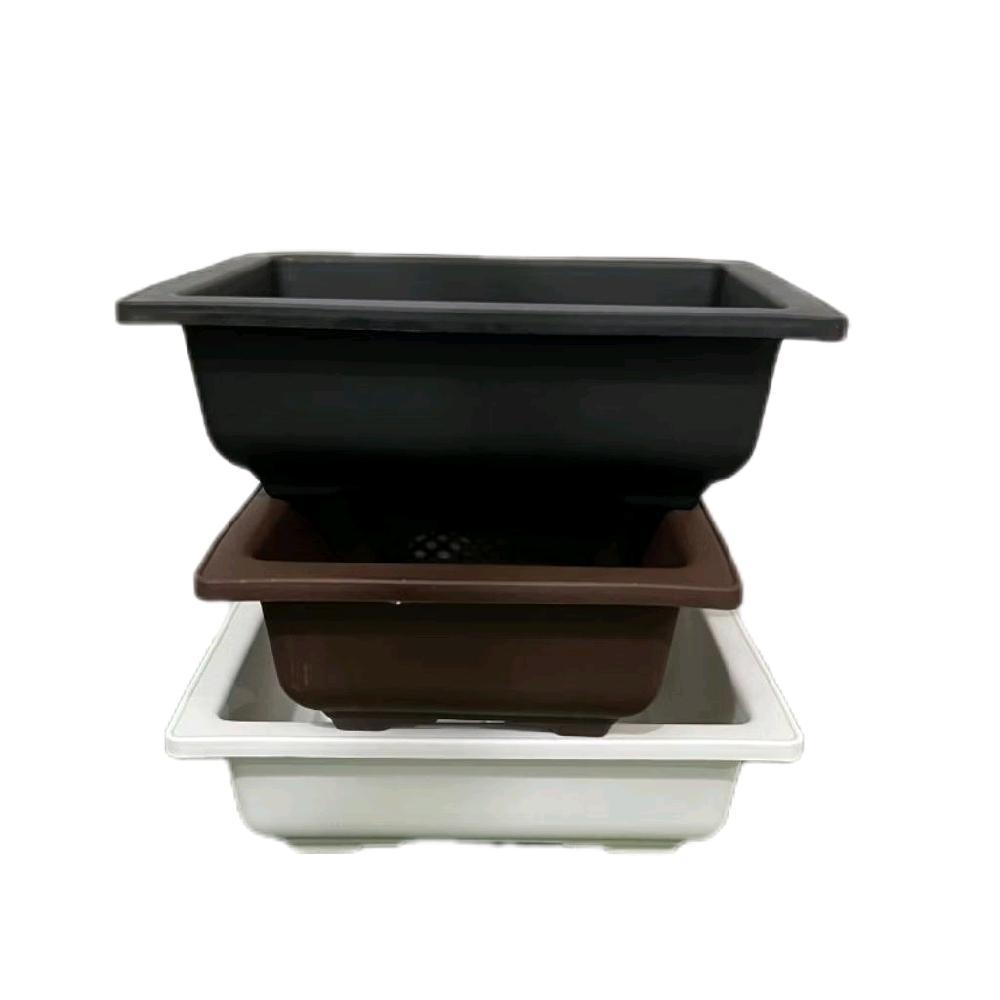 Pot Bonsai ukuran 20(3pcs) /Pot Bonsai Kotak/Pot Bonsai/Pot Tanaman pendek /Pot unik /Pot plastik /P