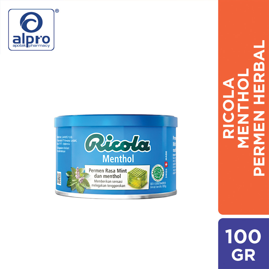 Ricola Menthol Herb Candy 100G