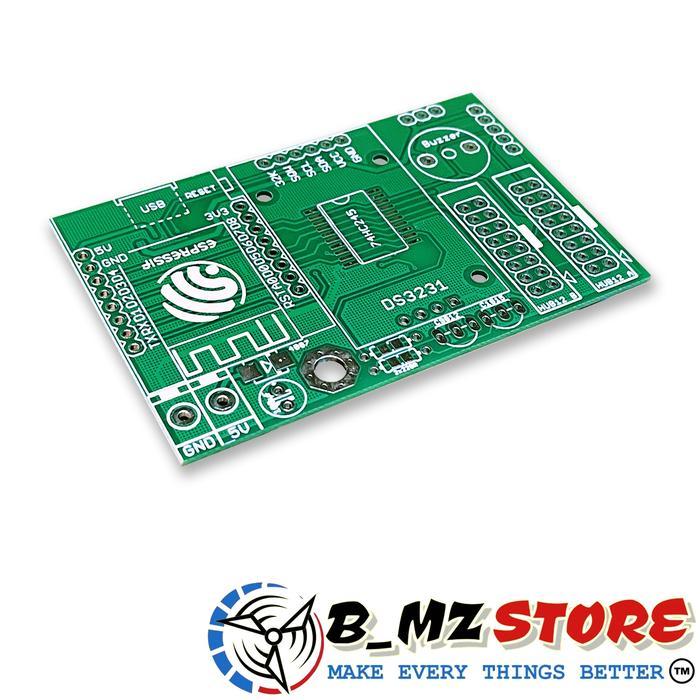 PCB Jam Digital JWS ESP8266 ESP-12 Pengganti Wemos D1 Mini - Nodemcu - V.4