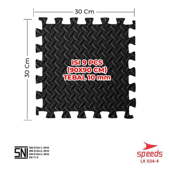 SPEEDS Evamat 30x30cm 20mm Puzzle Karpet Puzzle Matras Eva Alas Lantai Empuk Bermain Anak  034-13 - 