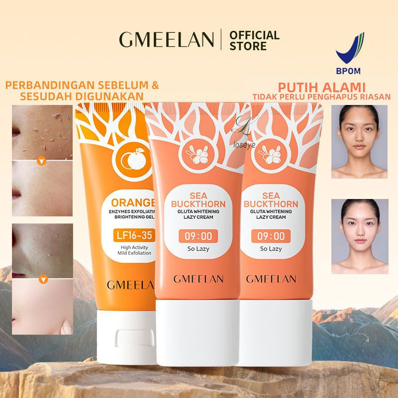 [READY SIAP KIRIM]GMEELAN Special Kits gmeelan exfoliating gel 50g / gmeelan day cream pemutih wajah