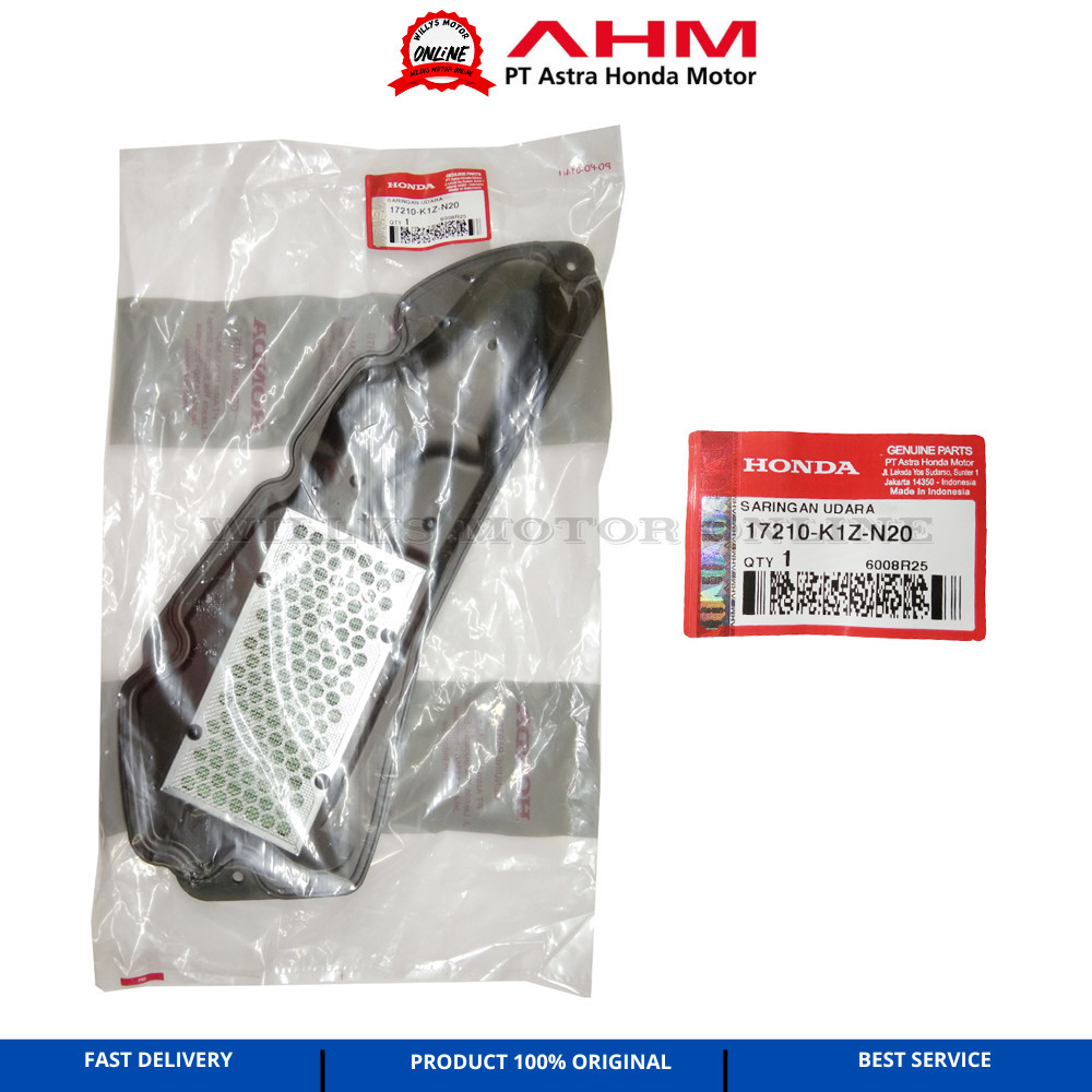 FILTER UDARA PCX 160 ORIGINAL AHM K1Z Saringan Udara PCX 160 AHM / SPAREPART MOTOR TERMURAH