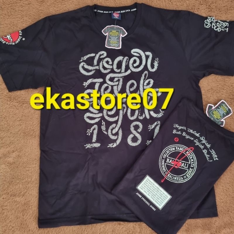 Kaos Joger Jelek  motif diatas terbaru