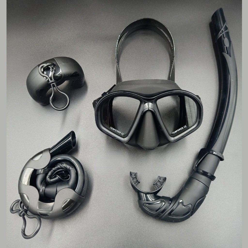 Masker Freedive Kacamata Low Volume Mask Panah Ikan Selam Spearfishing Freediving Snorkeling Free Di