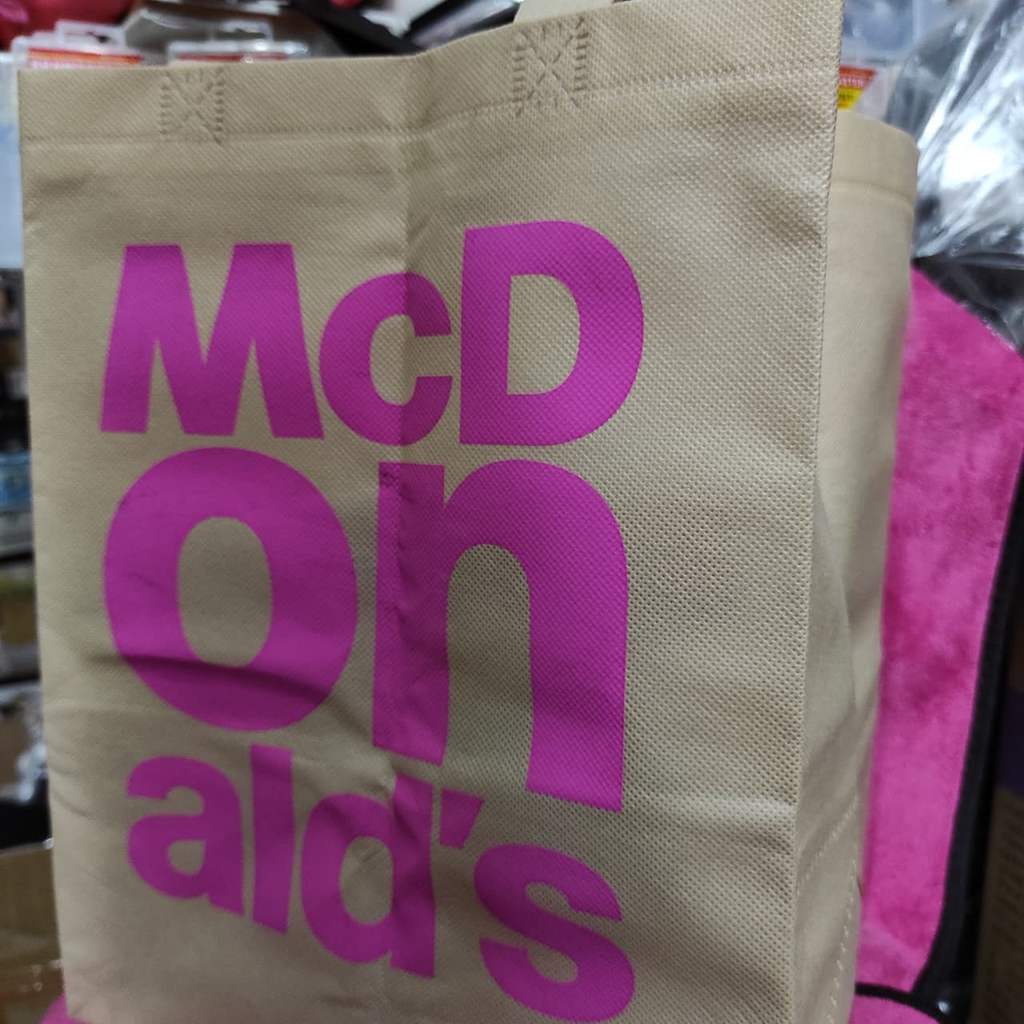 TAS MCD McDonald's TOTEBAG TOTE BAG SHOPPING GOODIE BAG TAS BELANJA ORIGINAL