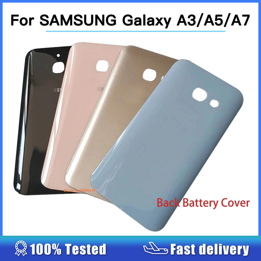 Back housing For SAMSUNG Galaxy A3/A5/A7 2017 Back Battery Cover Rear Door Housing Case over Replace