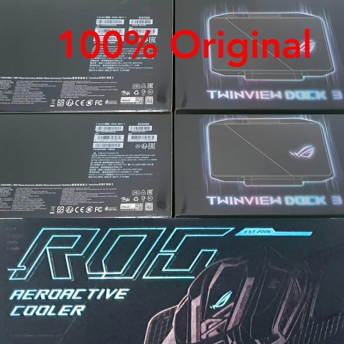 Asus ROG 7 AeroActive Cooler 6 Twinview Dock 3 Kunai Gamepad 5 5s Pro - Aeroactiv ROG5 by Josscom