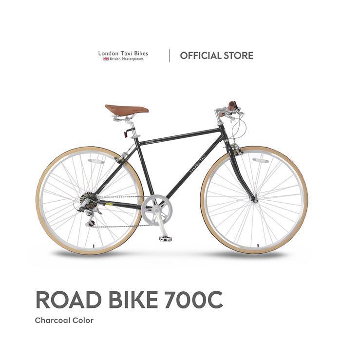 Sepeda London Taxi Road Bike 700C - Charcoal