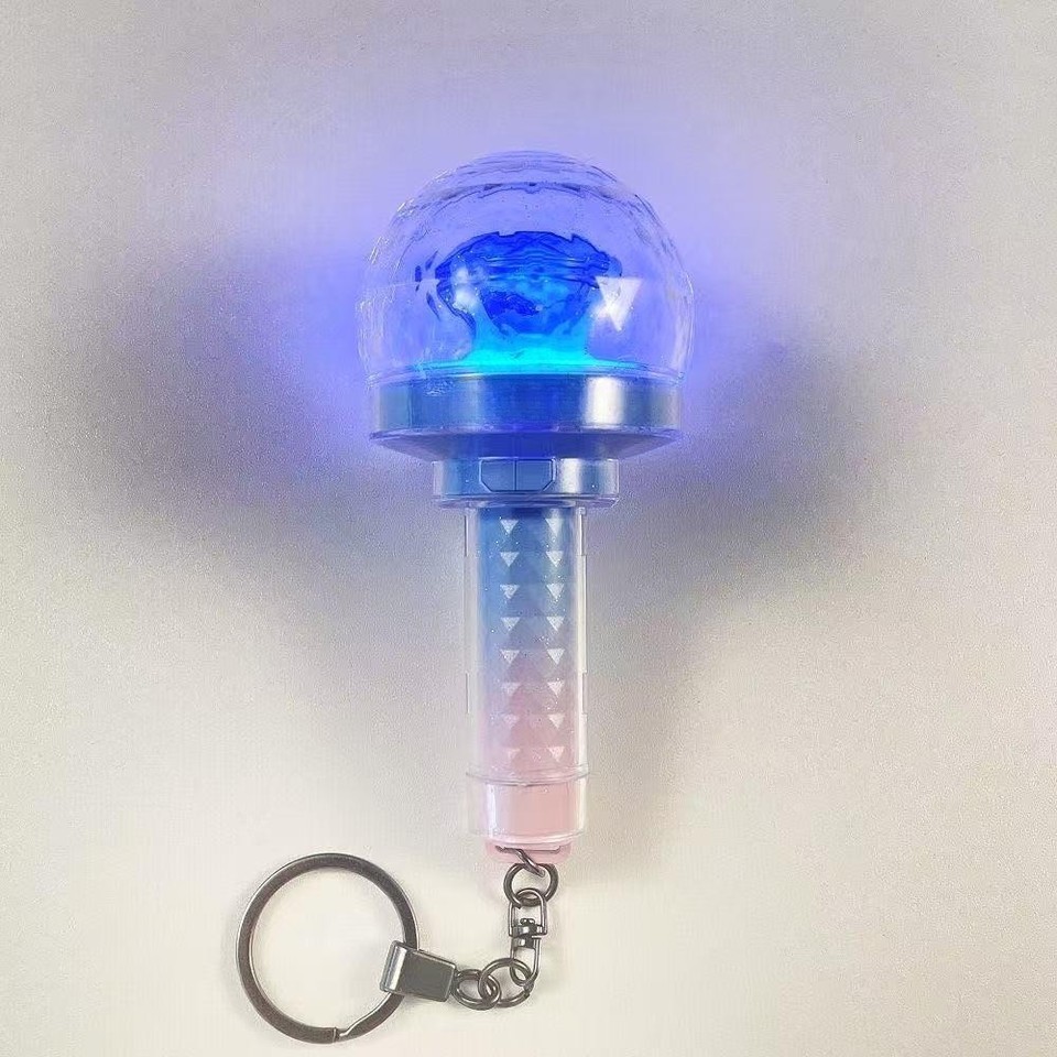 Kpop Idol JEONGHAN WONWOO Mini Lightstick Keyring 10th Anniv Carat Glow Stick Key Chains
