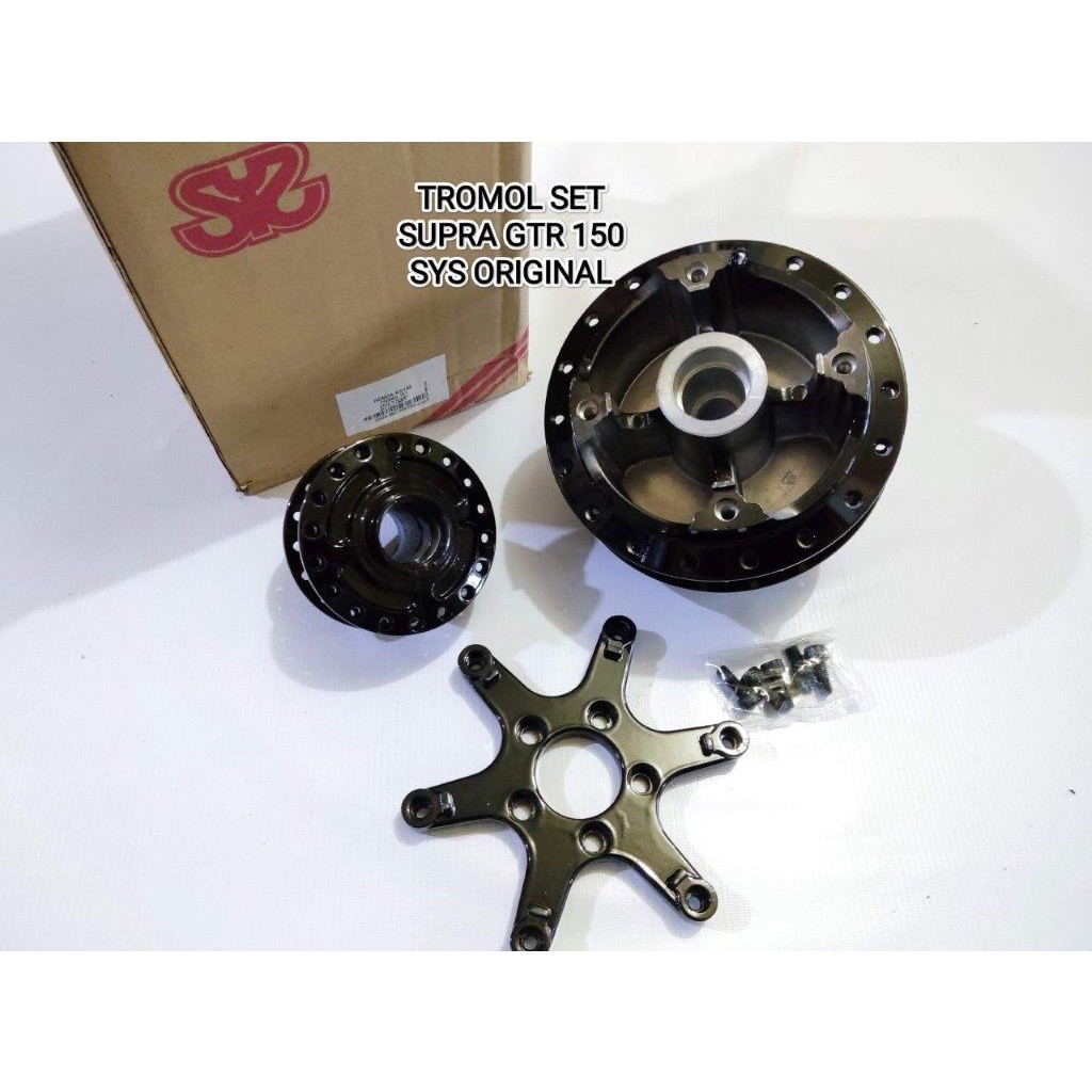 TROMOL SET SUPRA 150 GTR DEPAN BELAKANG HIGH QUALITY