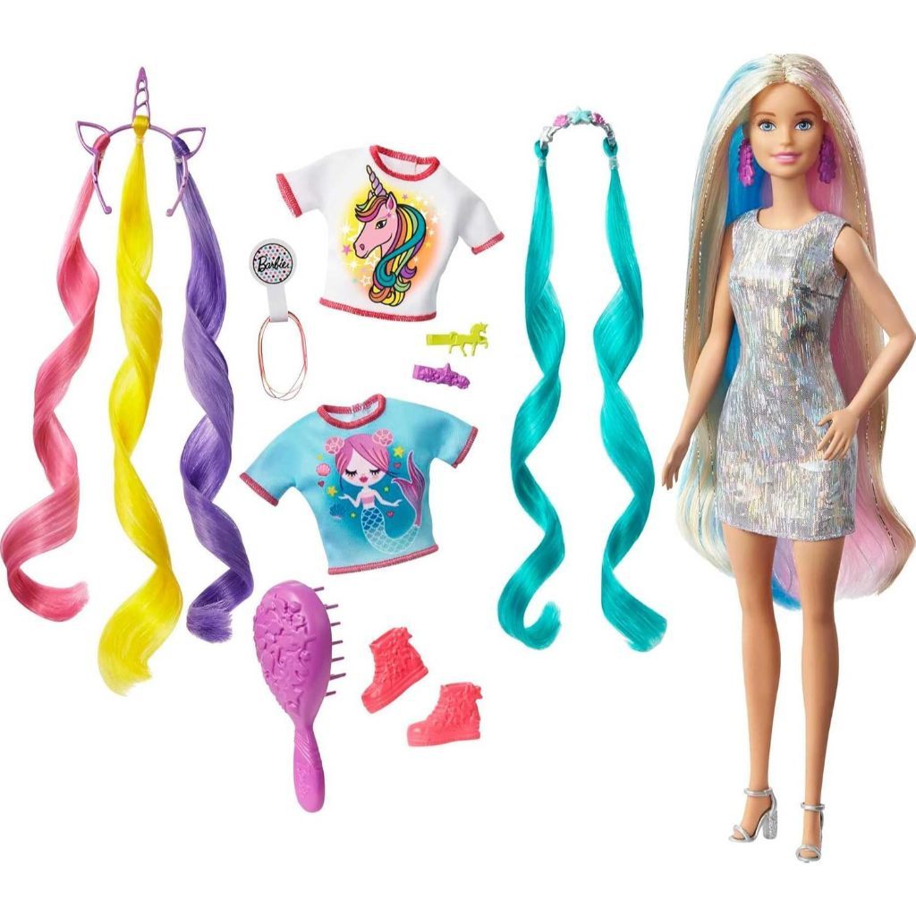 Barbie Fantasy Hair Doll & Accessories