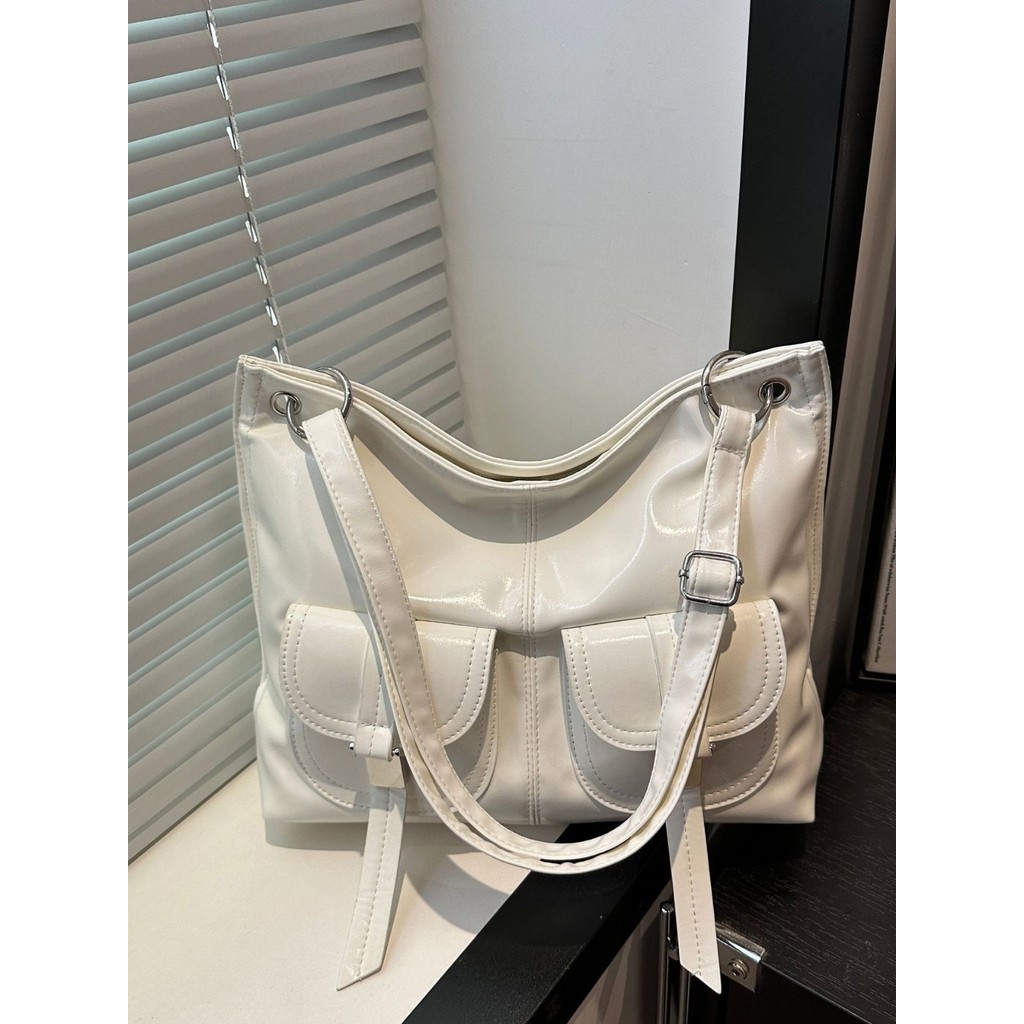 Tas Sepeda Motor Retro Baru Tas Selempang Santai Kepribadian