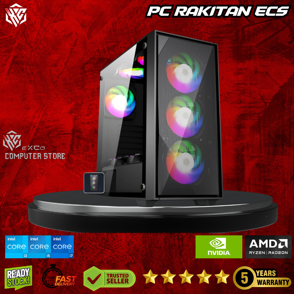 PC CPU Gaming Ryzen 5 Ram 8Gb Vga RX Vega11 4GB Hdd 500Gb Ssd 128Gb