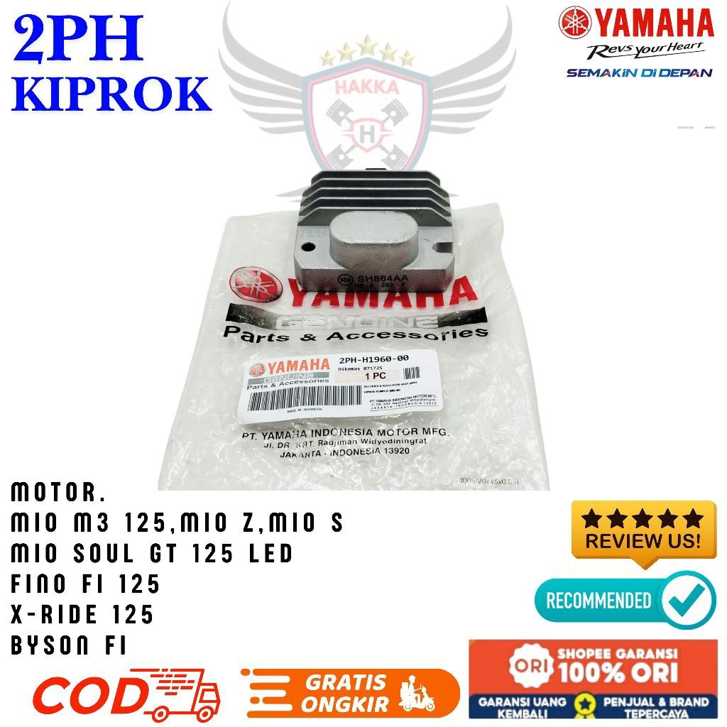 2PH ORIGINAL KIPROK YAMAHA MIO M3, KIPROK YAMAHA MIO S, KIPROK YAMAHA MIO Z,KIPROK YAMAHA MIO SOUL G