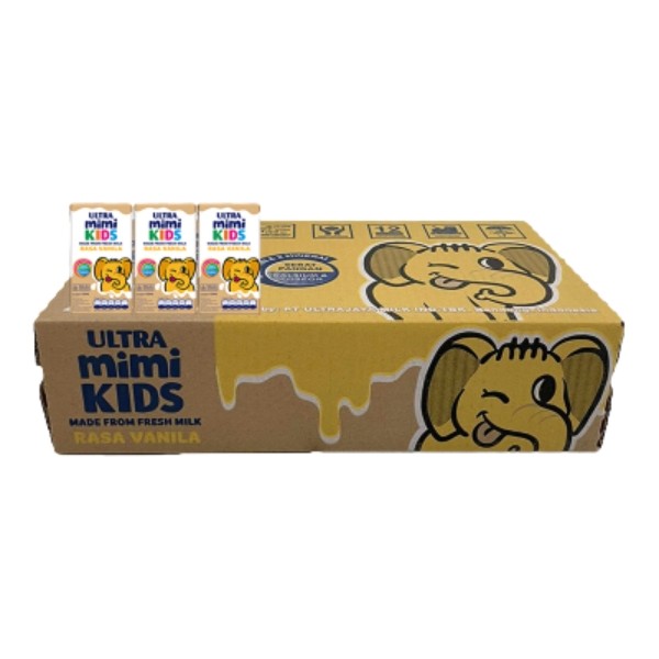 ULTRA MIMI KIDS RASA VANILA KARTON (40 X 125 ML)