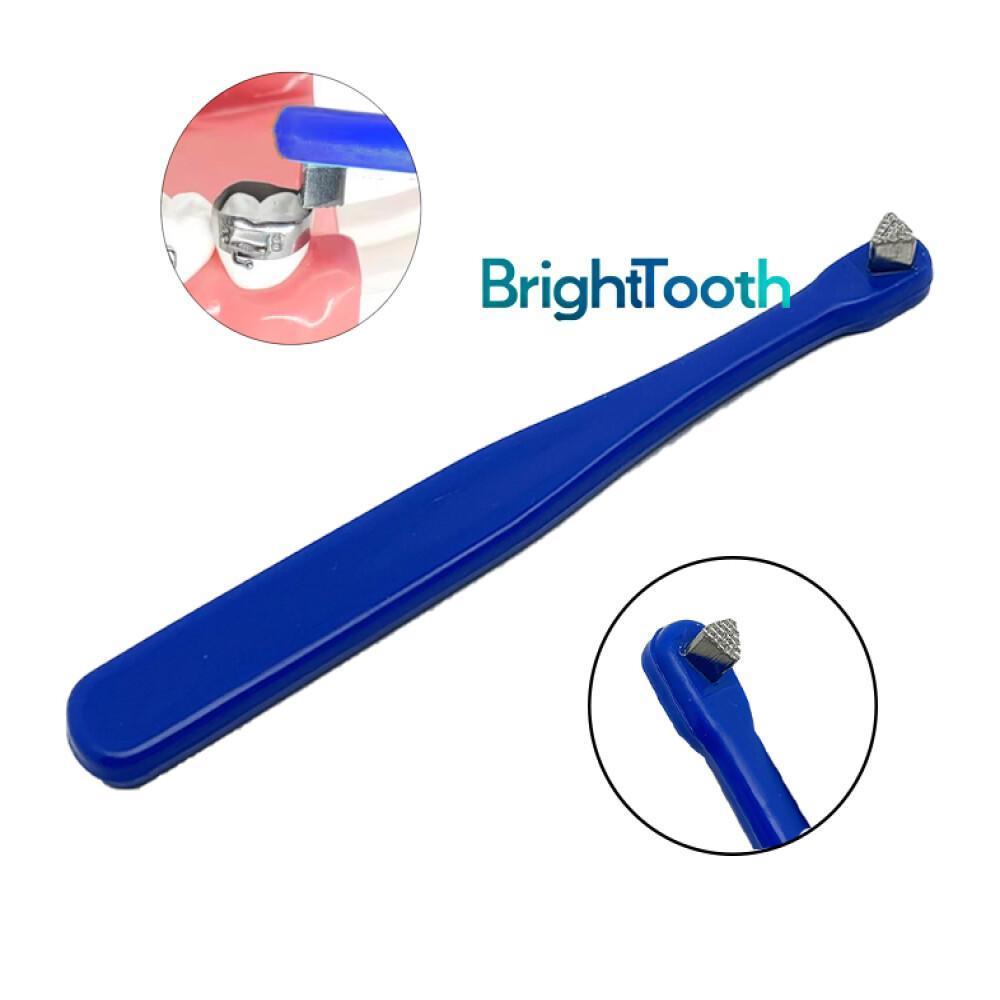 1 pcs Alat Manual Ortodontik Gigi – Pendorong dan Pemasang Band Gigi, Tongkat Gigit untuk Band Molar