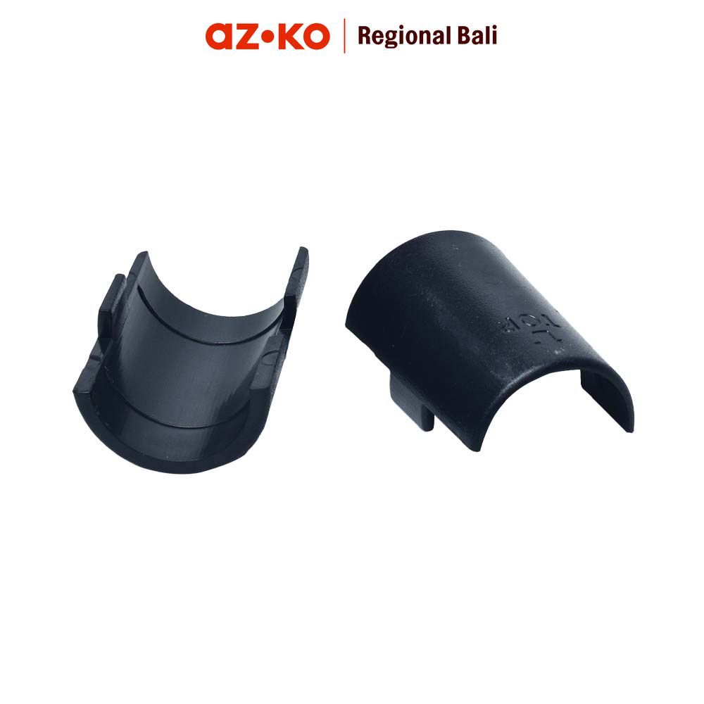 AZKO Krisbow Set 8 Pcs Klip Pengunci Rak Kawat - Hitam Wire Rack Kuncian Kawat Alat Perkakas Set Too