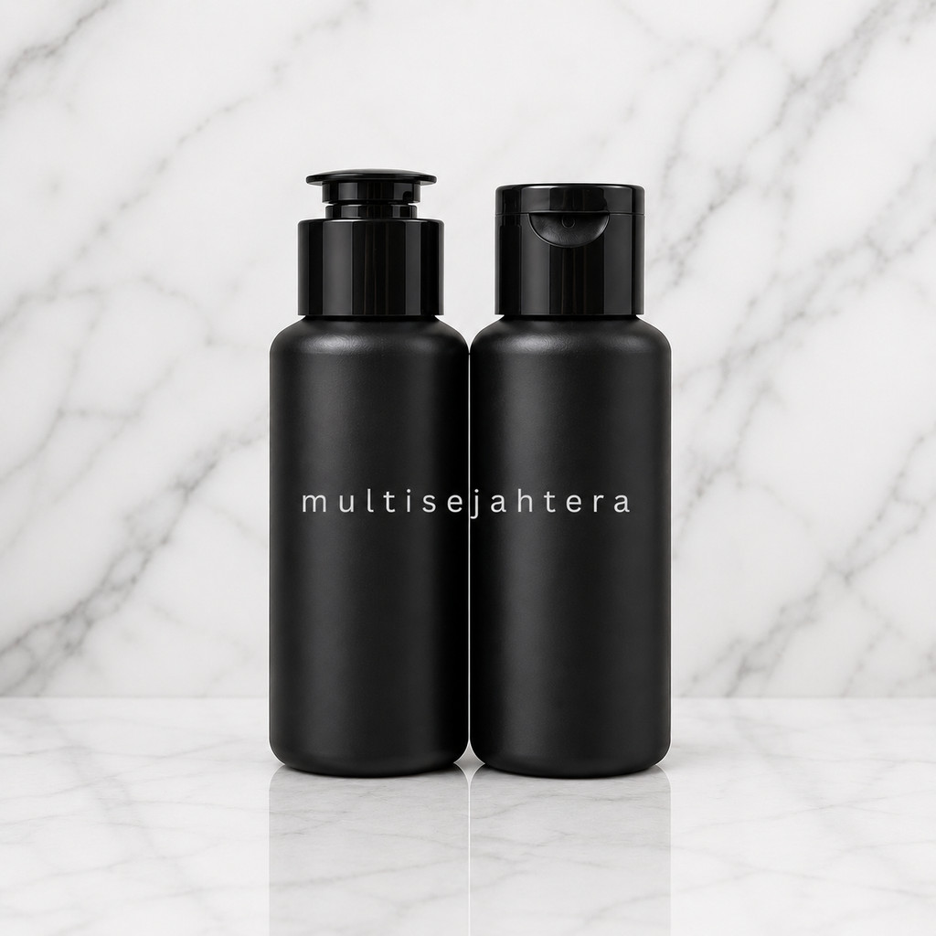 Botol Yardley 60 ml / Botol Yadley 60 ml HITAM Tutup Fliptop Hitam Fliptop Jamur HItam