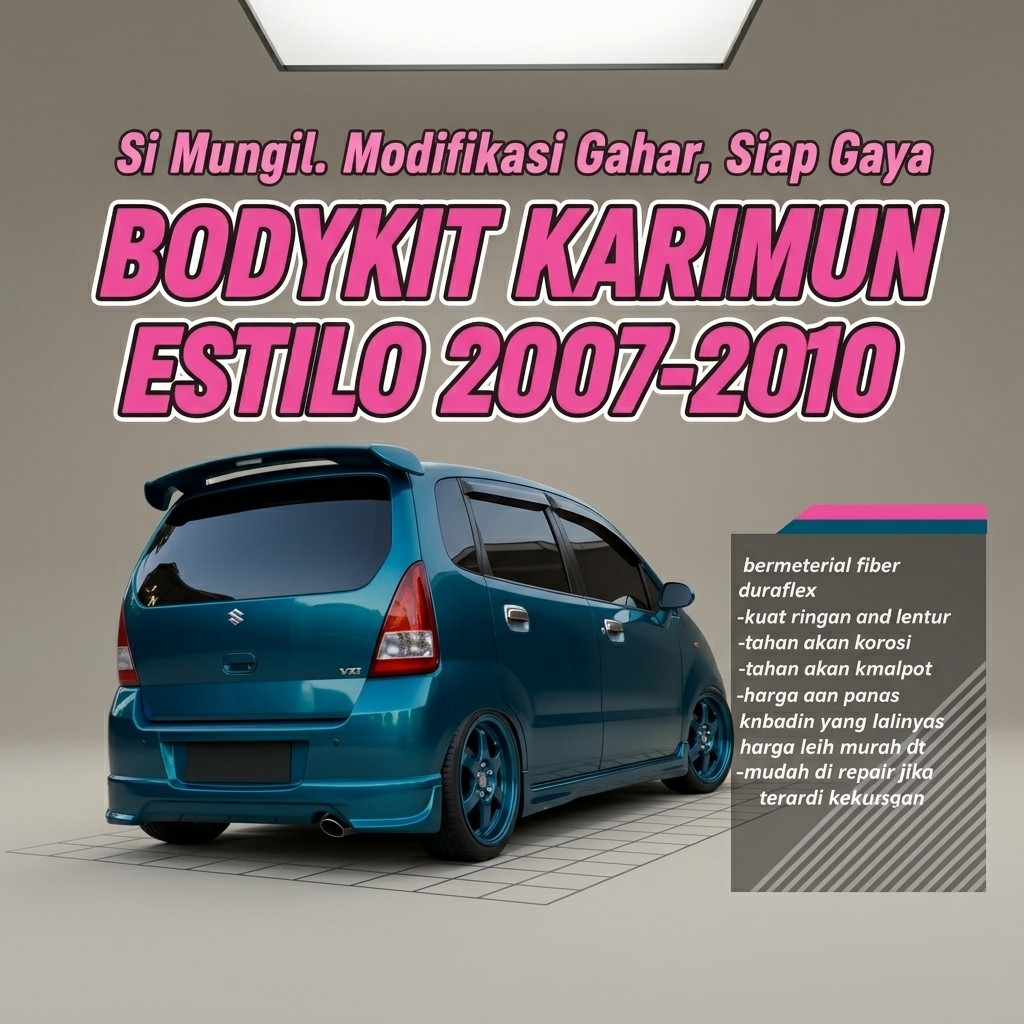 bodykit karimun estilo 2007 -2010  bodikit karimun estilo body kit karimun estilo