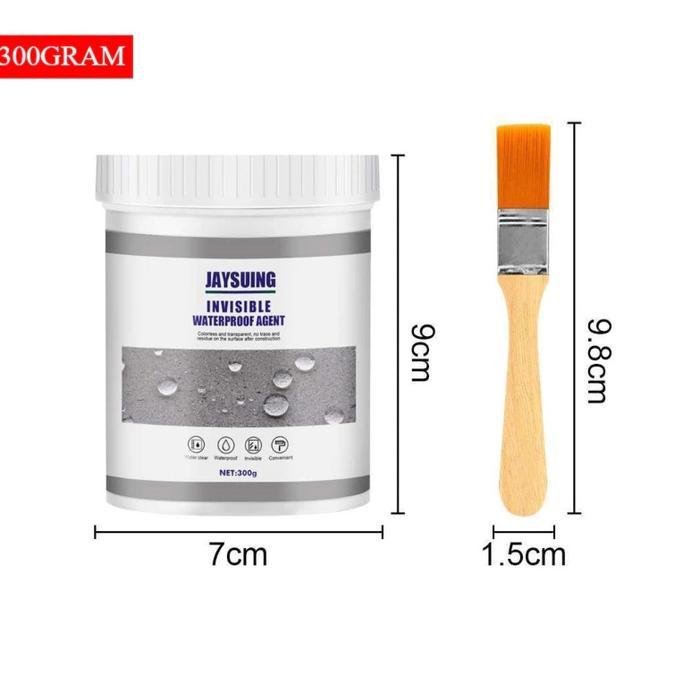 PROMO  LEM ANTI BOCOR TRANSPARAN FREE KUAS JAYSUING LEM OLES WATERPROOF CAT PEREKAT ANTI REMBES ATAP