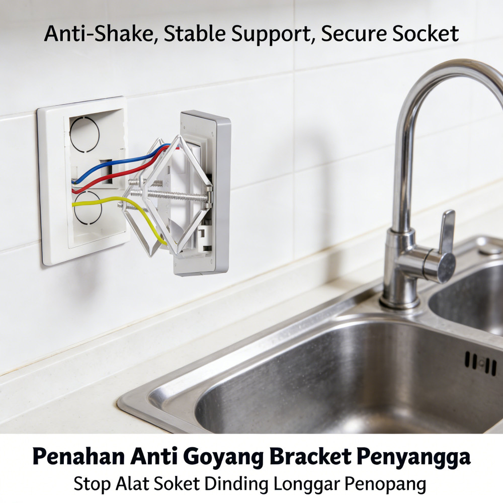Perbaikan Saklar Kaset Tongkat Rahasia Dudukan 10PCS Panel Aksesori Wall Installation Tool Pendukung