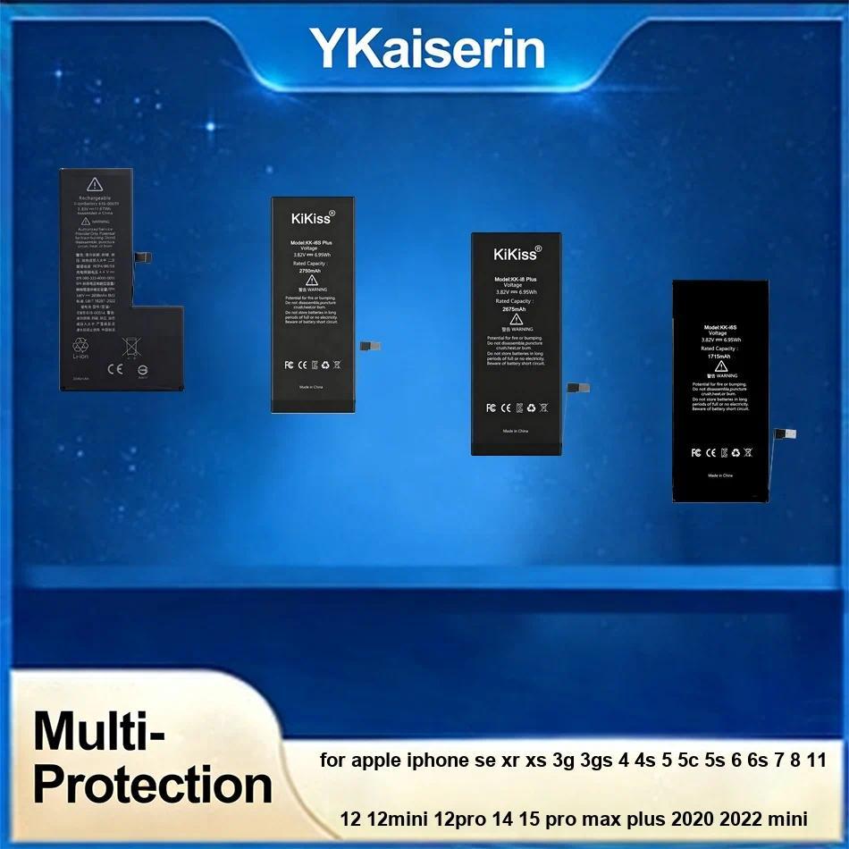Battery 0-4441mAh For Apple iPhone SE XR XS 3G 3GS 4 4S 5 5C 5S 6 6S 7 8 11 12 12MINI 12PRO 14 15 Pr