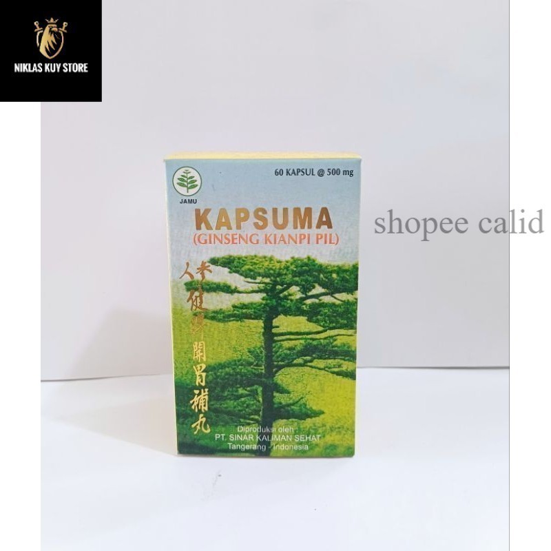 GRIYA HERBAL   Kianpi Asli Original ~ simpel dan aman konsumsi Kapsuma (Ginseng Kianpi Pil) 60 Kapsu