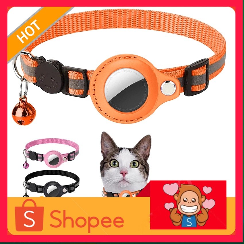 Pet Apple AirTag Kalung Collar Kucing Airtag GPS Tracker Anti Theft Anjing Kucing