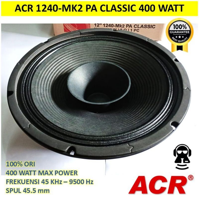 Speaker 12 Inch ACR 1240 - PA Classic Speaker ACR 1240 12 Inch - PA Klasik - Clasic full range