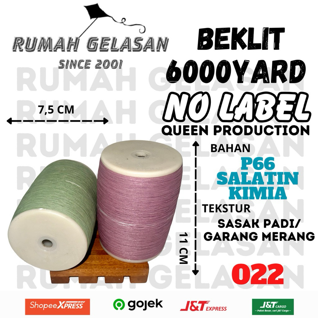 Gelasan Matot SALATIN 022 KIMIA 6000Yard Beklit - ORI (Beli 2 SUDAH HARGA GROSIR)