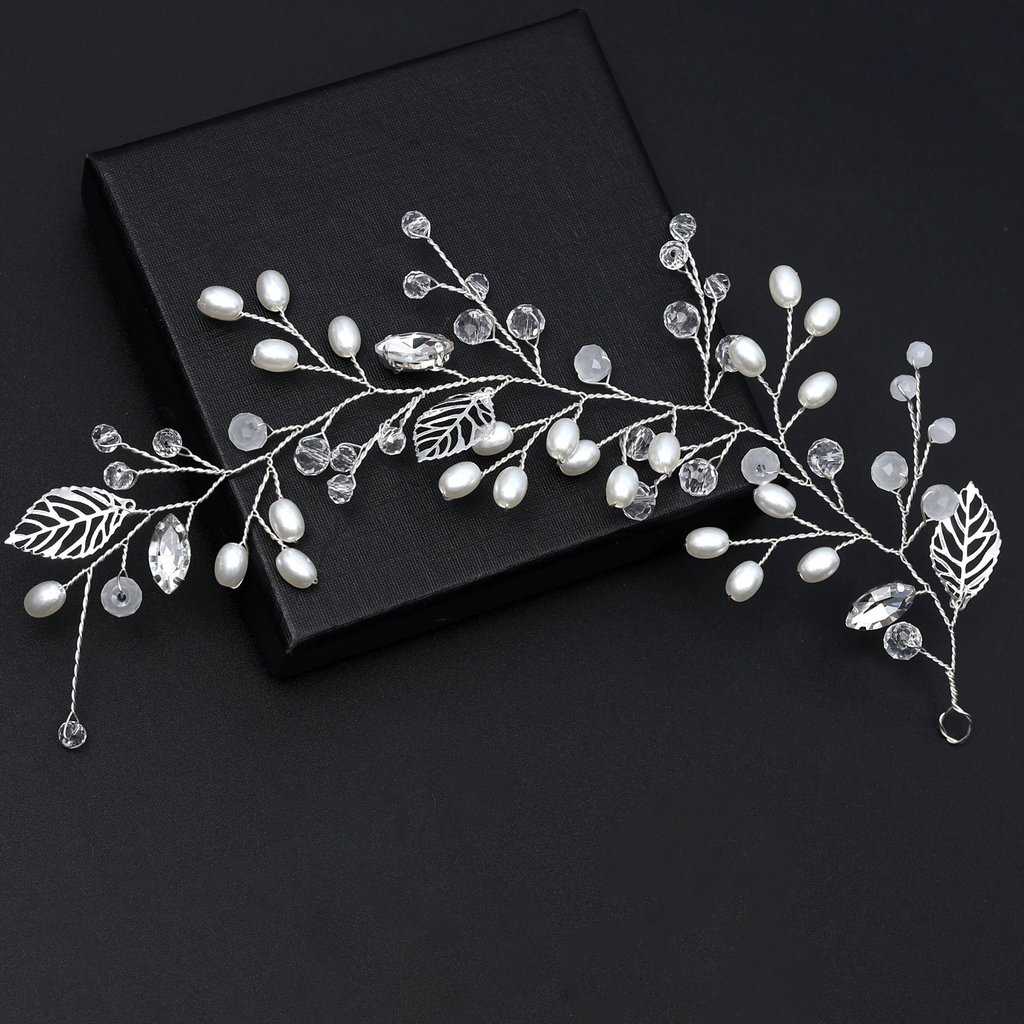 Aksesoris Pengantin Carlo L5126 - Gaun Putih Rambut Pita Peri Buatan Tangan Gaya Korea 12080135