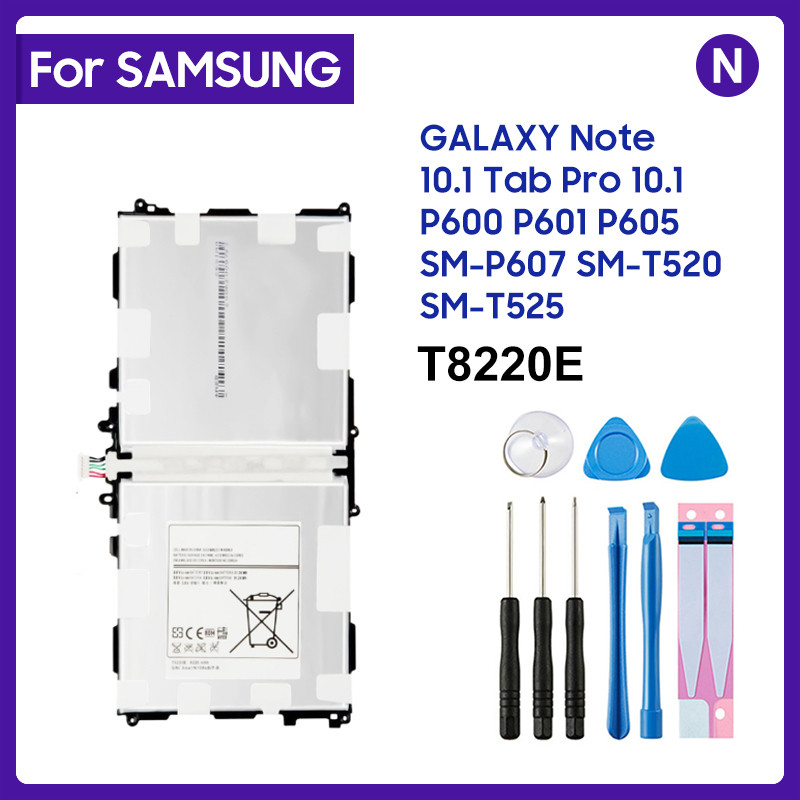 Battery T8220C T8220E 8220mAh For Samsung GALAXY Note 10.1 Tab Pro P600 P601 P605 P607 SM-T520 SM-T5