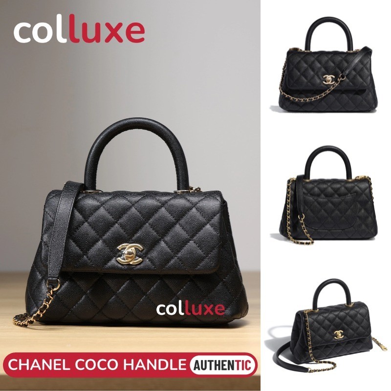 chanel COCO Handle Bag Tas punggung wanita / telinga / tas rasul Shoulder Bag
