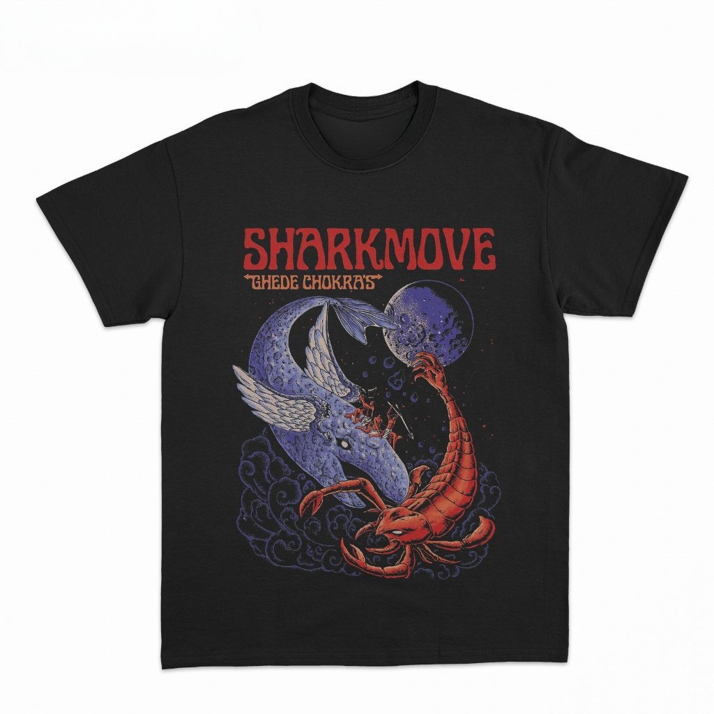 "Men's Casual T-Shirt - Shark Move-Inspired Ghede Chokras Design - Premium Quality, GHEDE Edition, C