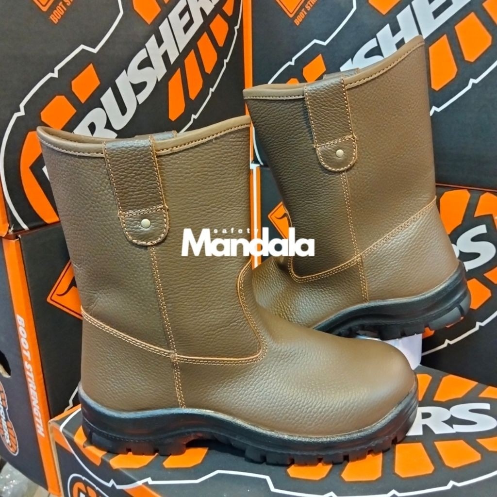 Safety Krushers Texas Coklat Original 100% / Safety Krushers Texas Brown Original Berkualitas