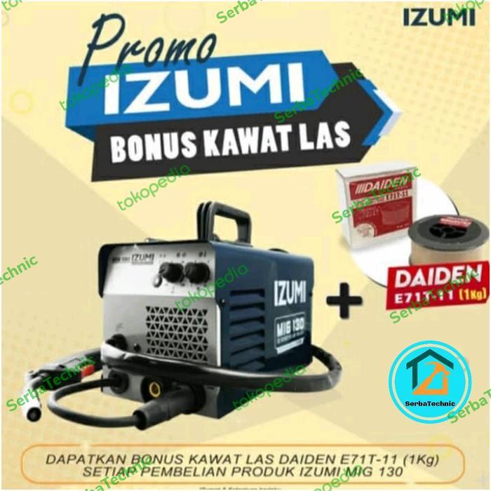 TRAVO LAS IZUMI MIGI 130 welding machine MIG 130 - MIGI 130 mesin las
