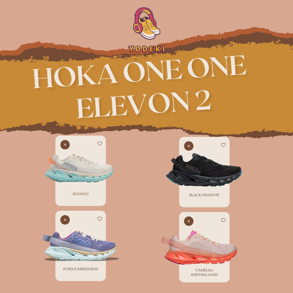 SEPATU HOKA ONE ONE ELEVON 2 SNEAKERS RUNNING