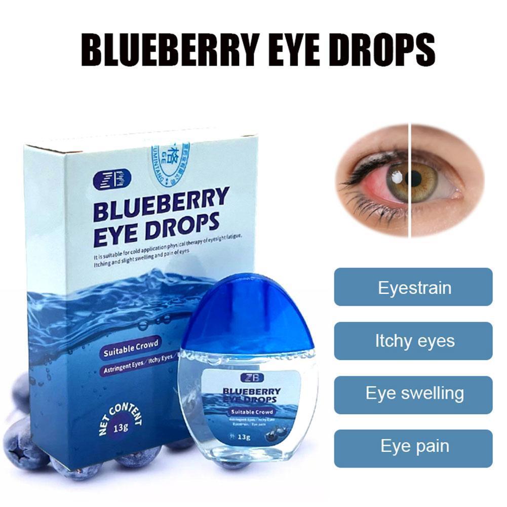 Blueberry Extract Eye Drops Liquid Dressing To Relieve Visual Fatigue Blurred Vision Medical Eye Dro