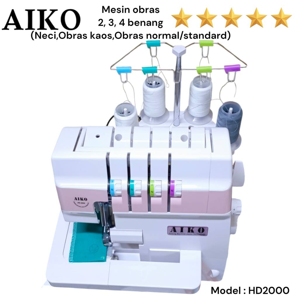 promo mesin obras benang portable empat dan neci - heavy duty - AIKO HD2000