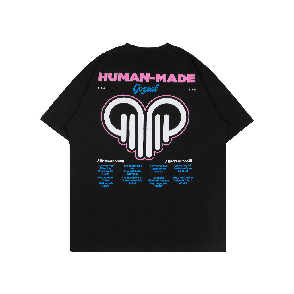 Gozeal | Tees Reguler | Human Made | Original Merchandise | T-Shirt