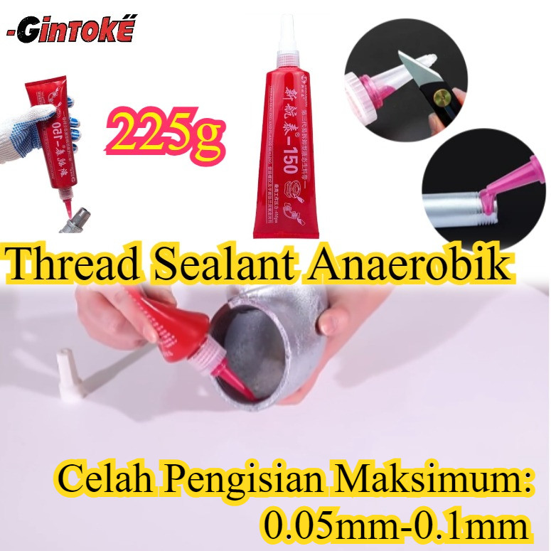 225g Cairan Sealant Pipa Generasi Ketiga/Thread Sealant Anaerobik/Cairan Sealant Pipa Anti Bocor, Pe
