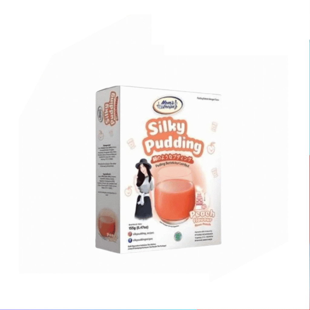 [UniGrosir] Silky Pudding Peach Forisa Mom's Recipe 155 g PUYO Susu Puding
