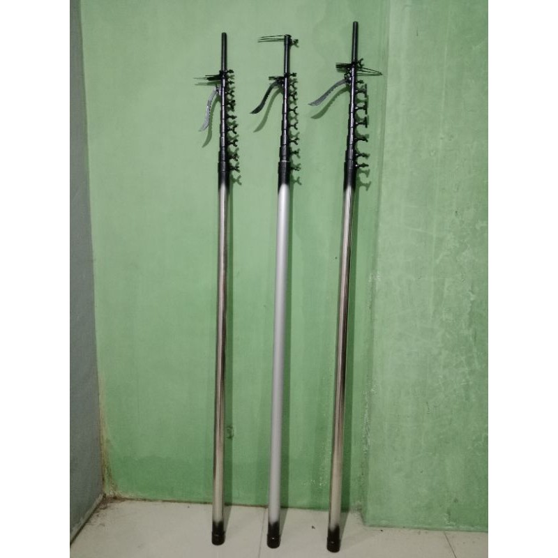 galah pikat perkutut kantau tegek alumunium 8,5 meter