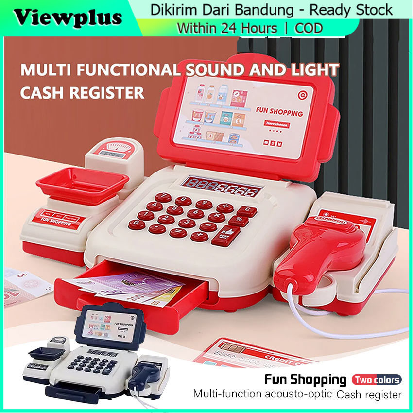 Mesin Kasir Mainan Simulasi supermarket Mesin Kasir Belanja Mainan Cashier Machine Toys Mainan Anak