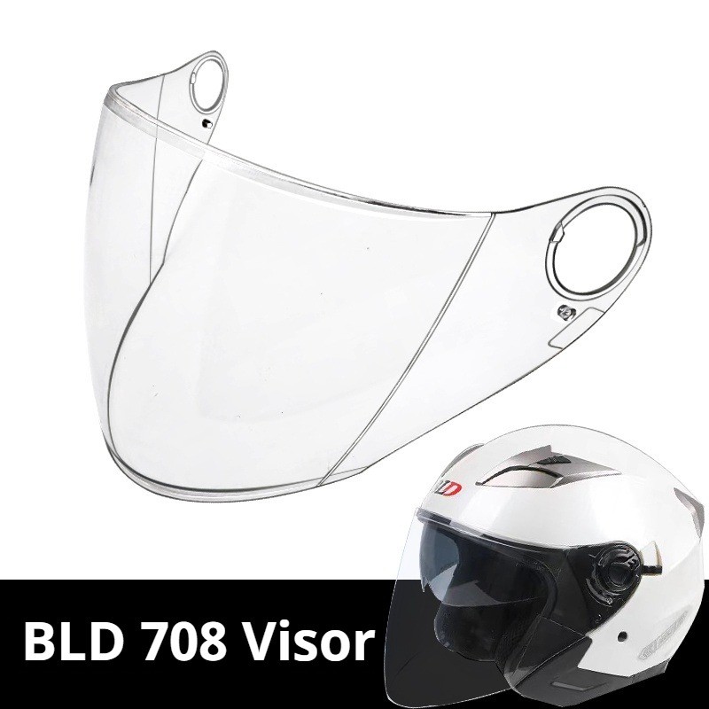BLD 708 Helmet Visor Motorcycle Helm Lens GXT 708 Windshield Mask Capacete Para Moto Accessories