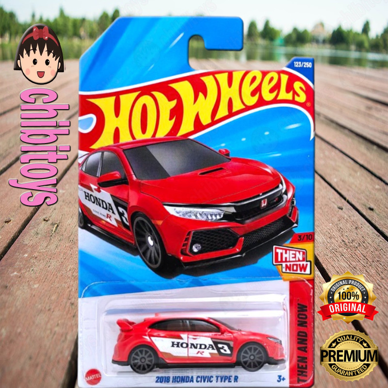 Hot Wheels 2018 Honda Civic Type R Merah Diecast Mobil Hatchback Japan Car