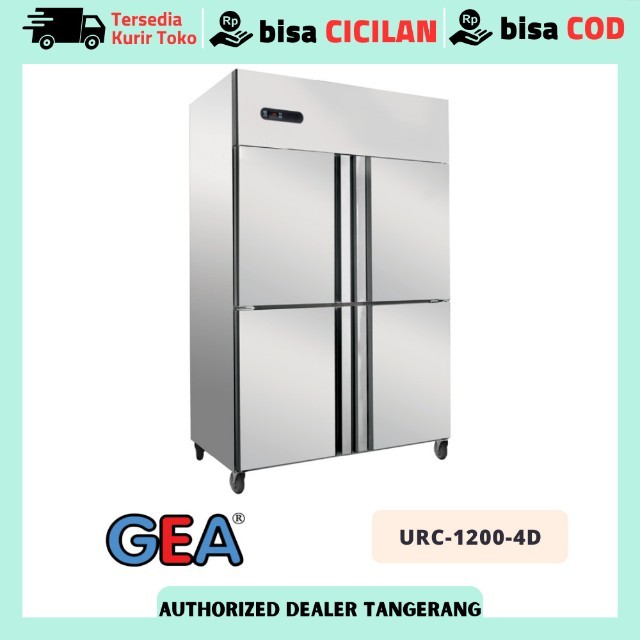 Upright Freezer Chiller Gea Urfc-1200-4d Freezer Chiller 4 Pintu